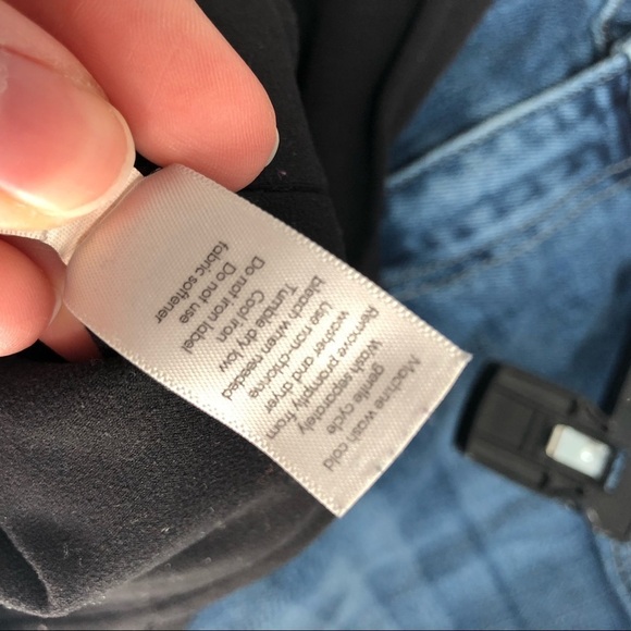 ATHLETA Side Stripe Salutation 7/8 Tights Black Legging Mesh Accent XXS 210047 - Picture 7 of 8